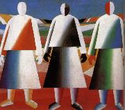 Kasimir Malevich Women in the farm china oil painting artist